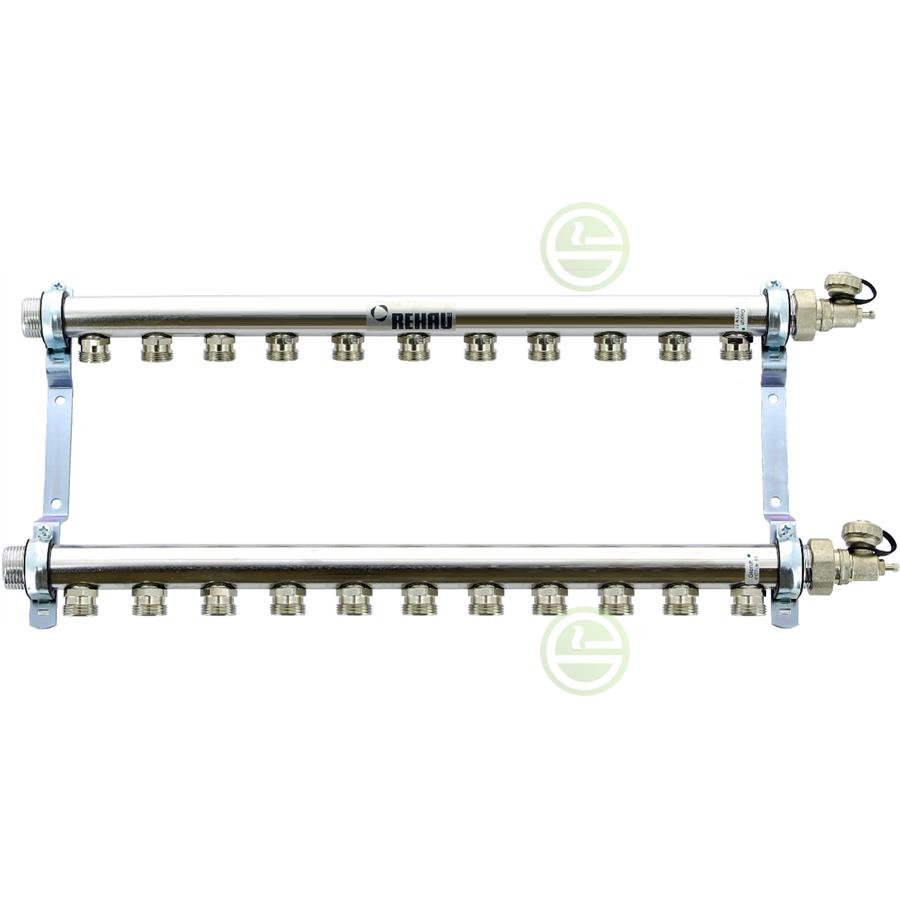 Распределительный коллектор HLV на 11 групп нерж. сталь