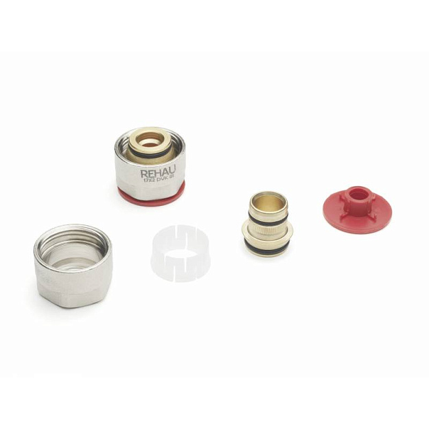 Резьбозажимное соединение для подключ. трубы 17х2 мм