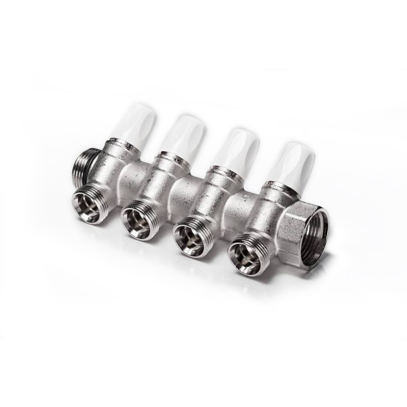 Распределительный коллектор G1 4 отвода G 3/4