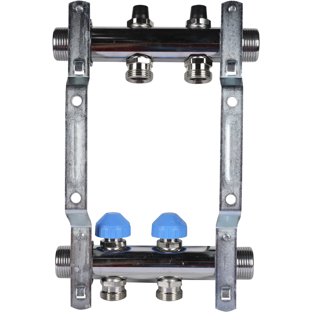 Распределительный коллектор HKV на 2 контура нерж .сталь