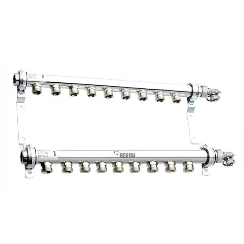 Распределительный коллектор HKV на 9 контуров нерж .сталь