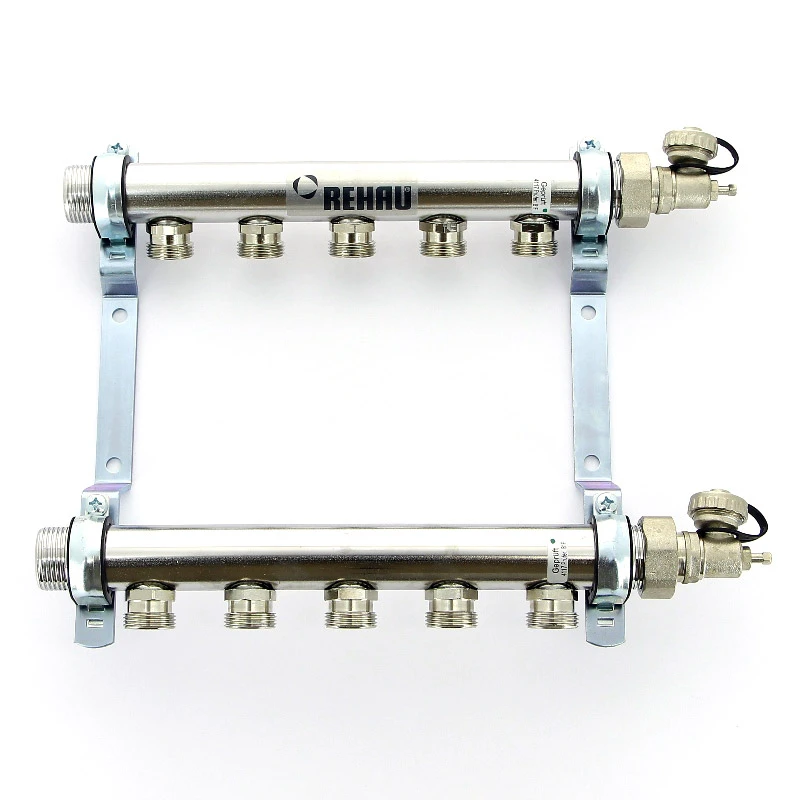 Распределительный коллектор HKV на 5 контуров нерж .сталь