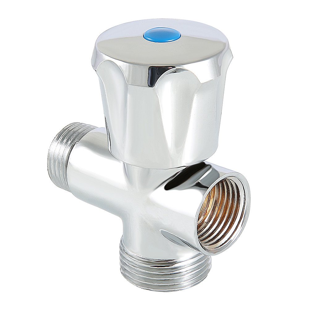 Вентиль-тройник  для подкл. с/т приборов 1/2"х3/4"х1/2"