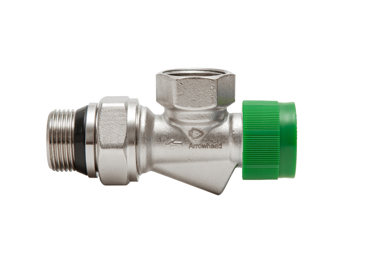 Термостатический радиаторный клапан Arrowhead Element, осевой, Ду20