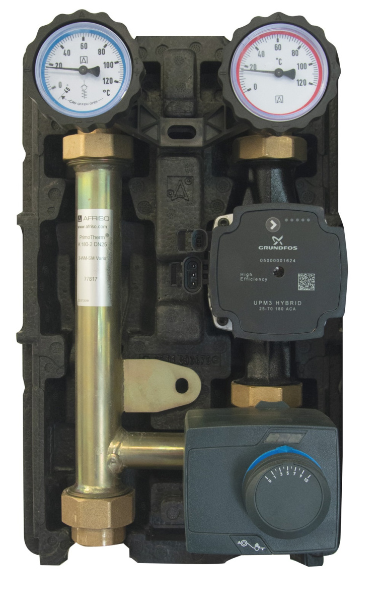 Насосная группа с 3-х ходовым клапаном 1"